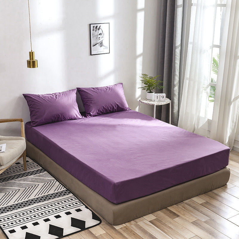 Premium Waterproof Velvet Bed Sheet with Pillowcases