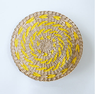 Boho Woven Wall Art Set- Handmade Rattan & Macrame Decor