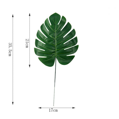 BohoLush Green Leaf Decor Set