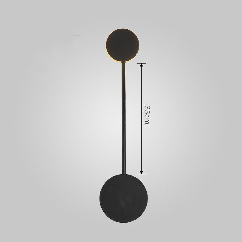 Nordic Minimalist Iron Wall Lamp – Tricolor Modern Accent Light
