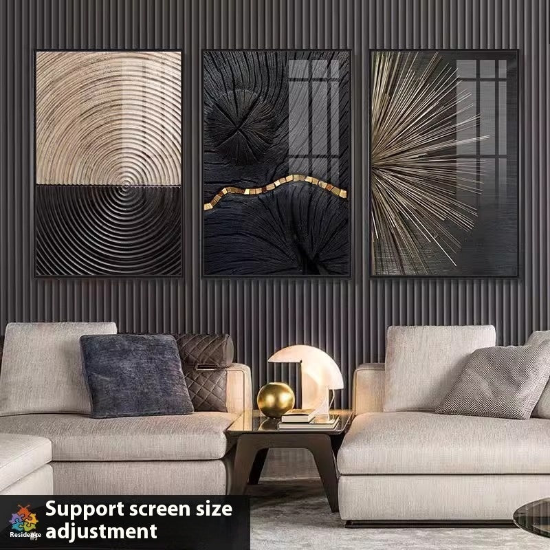 NovaForm™ Abstract Wall Art – Modern Canvas Painting with Aluminum Frame