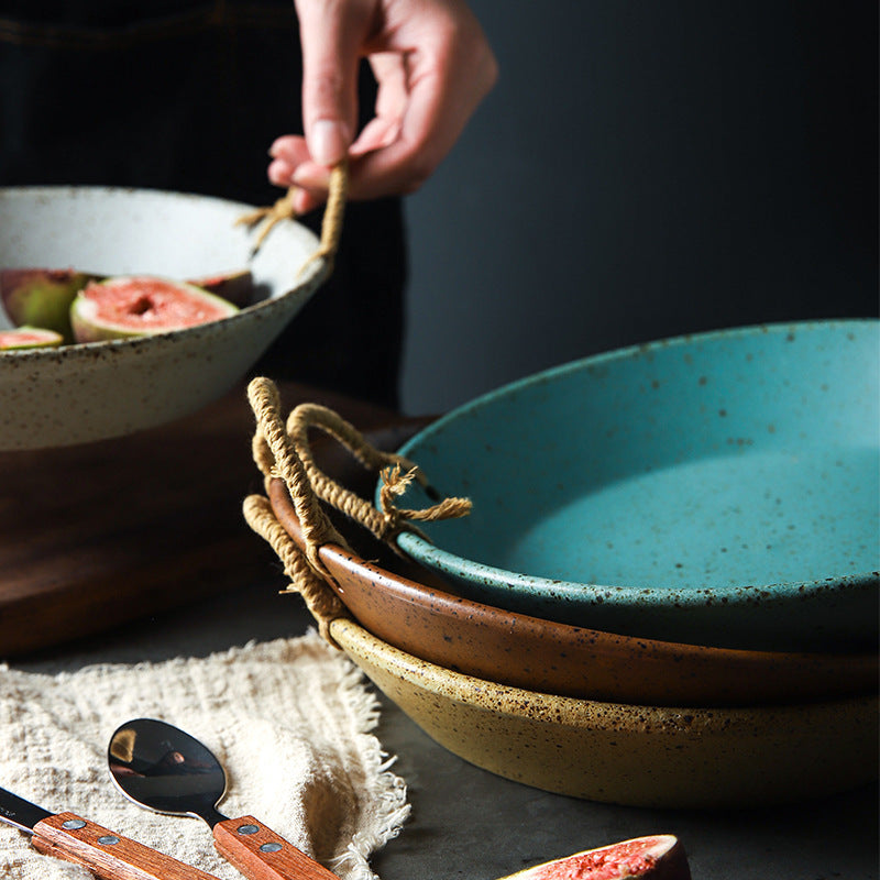 Rustic Glaze Porcelain Bowl – 6 Inch