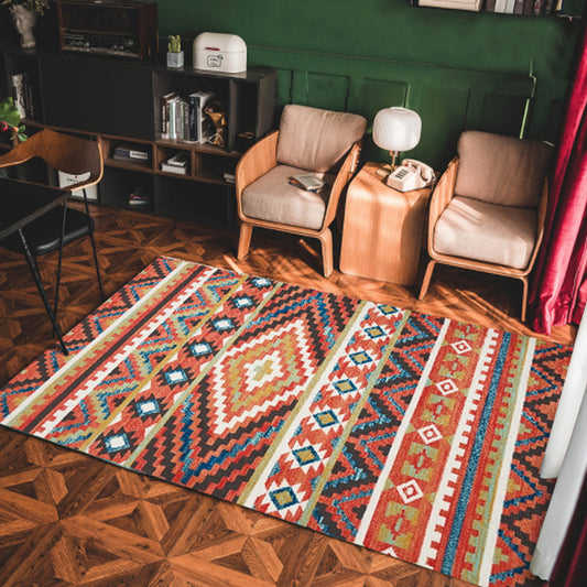 Decorative bohemian rug for bedroom and sofa area