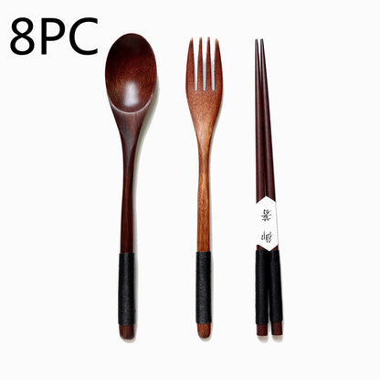 Artisan Wooden Spoon and Fork Set