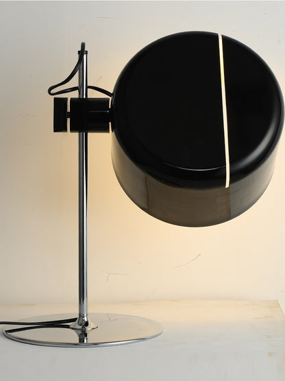 LumoArc™ Minimalist Black & White Table Lamp – Modern Living Room Accent