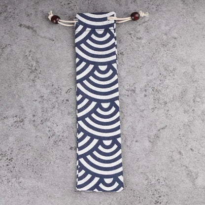 Artisan Wooden Spoon and Fork Set Bag by Simple Homes