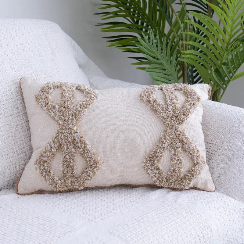 Artisan Woven Textured Pillow Cover Collection D / 30x50cm by Simple Homes