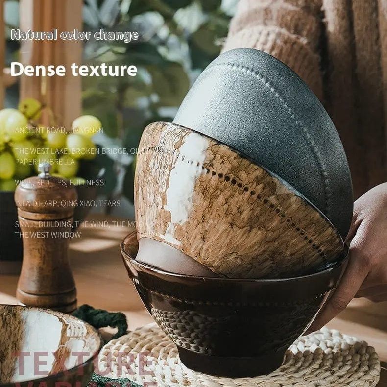 Ash & Amber – Wild Glazed Noodle Bowl by Simple Homes