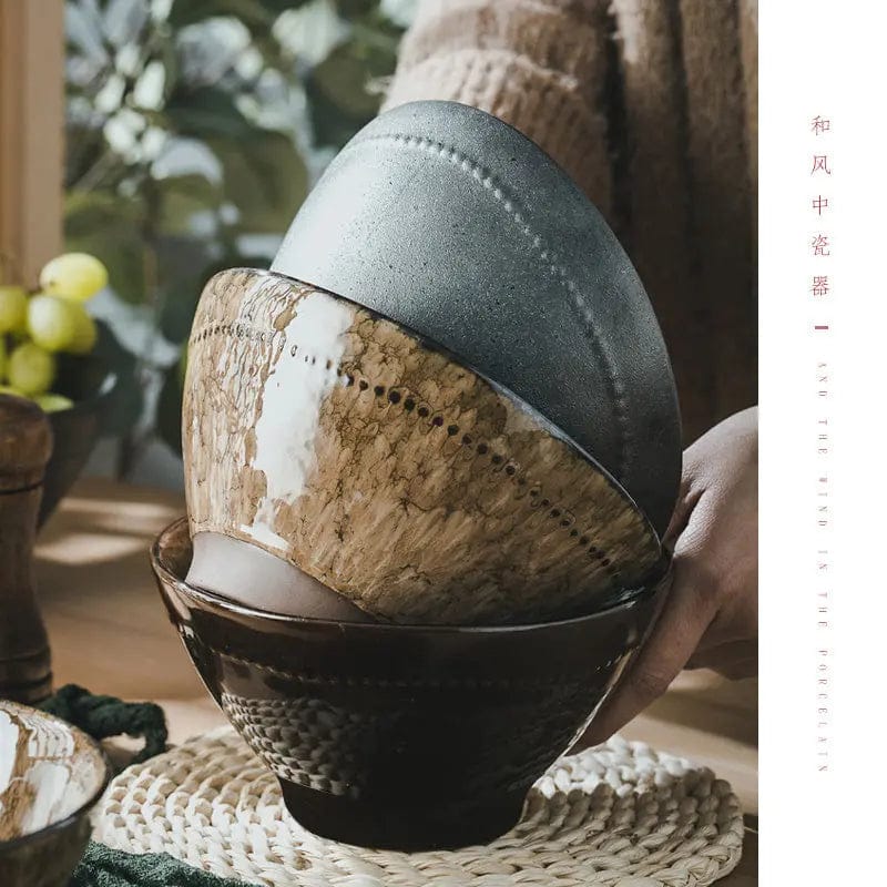 Ash & Amber – Wild Glazed Noodle Bowl by Simple Homes