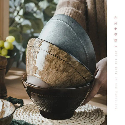 Ash & Amber – Wild Glazed Noodle Bowl by Simple Homes