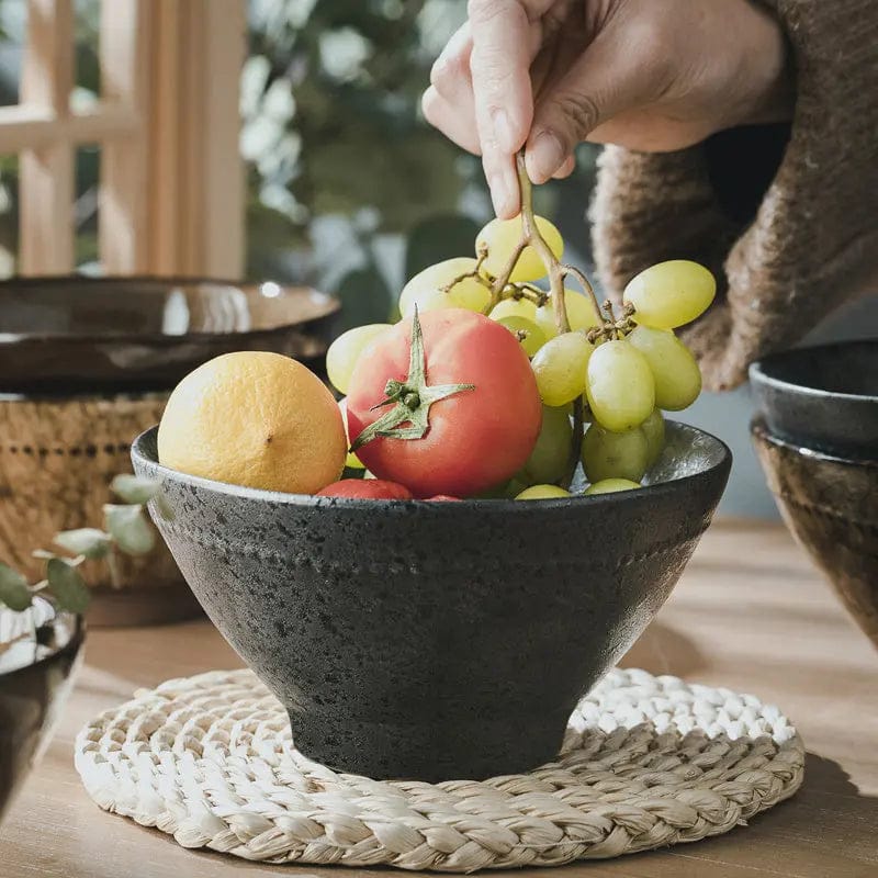 Ash & Amber – Wild Glazed Noodle Bowl by Simple Homes