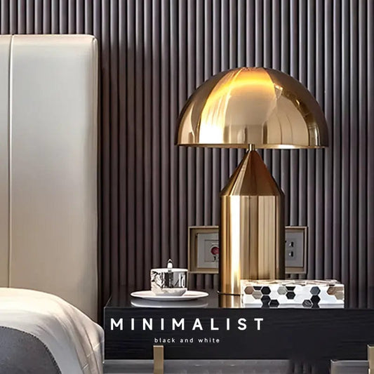 Auréa Touch Lamp – Rechargeable Conical Table Light with 3-Color Dimming by Simple Homes