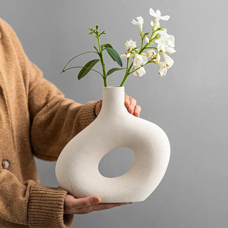 Aurelia Loop Ceramic Vase by Simple Homes