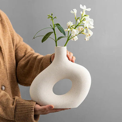 Aurelia Loop Ceramic Vase by Simple Homes