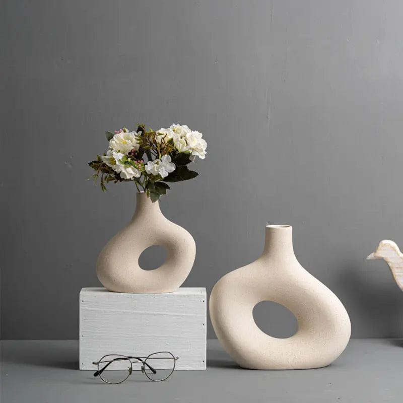 Aurelia Loop Ceramic Vase by Simple Homes