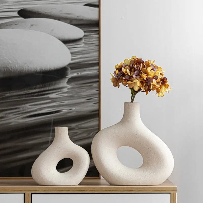 Aurelia Loop Ceramic Vase by Simple Homes
