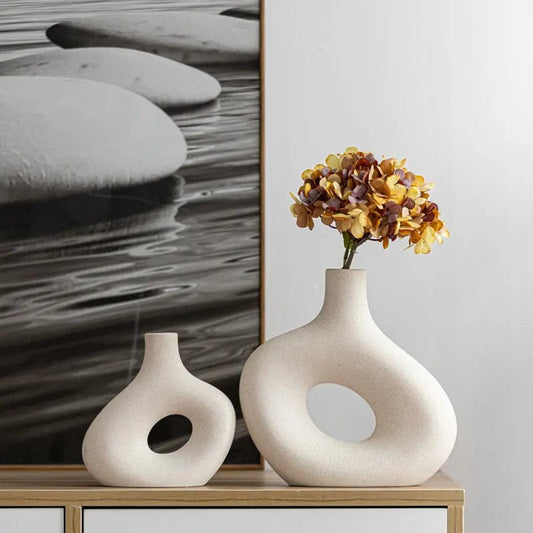 Aurelia Loop Ceramic Vase by Simple Homes