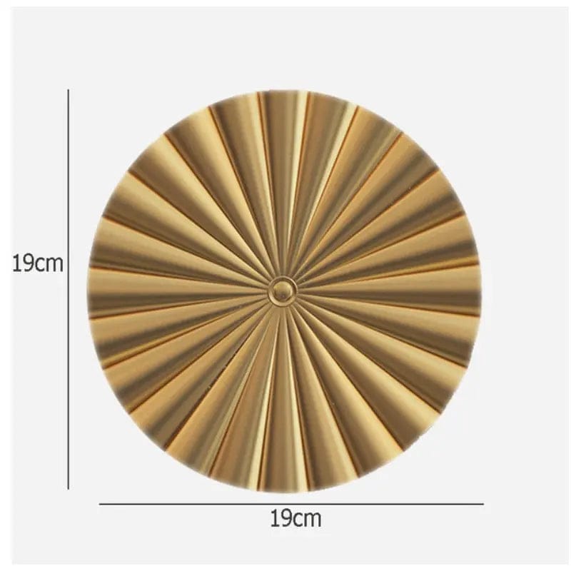 Aurelia Sunburst Disc Gold / B by Simple Homes