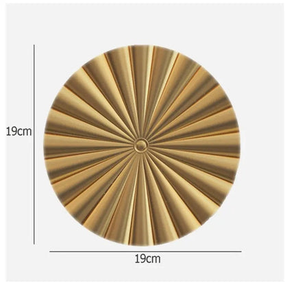 Aurelia Sunburst Disc Gold / B by Simple Homes