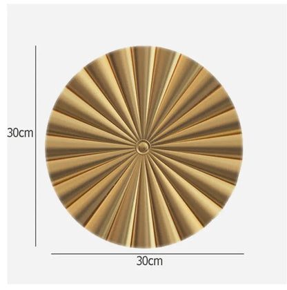 Aurelia Sunburst Disc Gold / C by Simple Homes