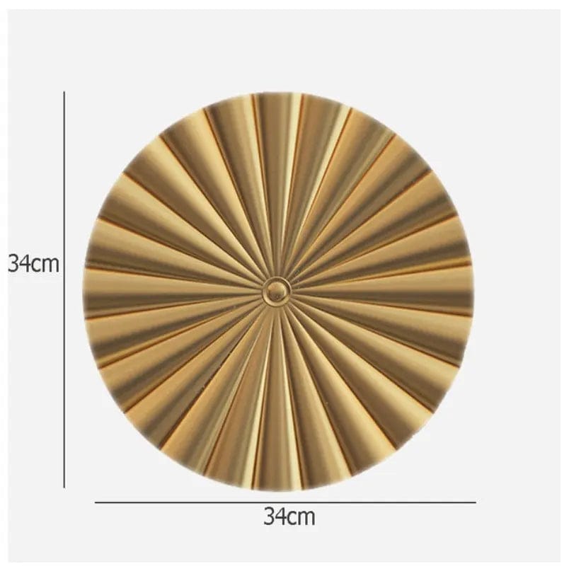 Aurelia Sunburst Disc Gold / D by Simple Homes