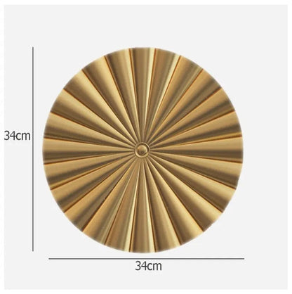 Aurelia Sunburst Disc Gold / D by Simple Homes