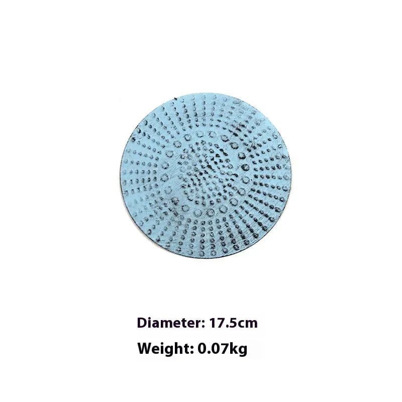 Azure Harmony Iron Wall Medallions Dot Light Blue / 17.5cm Diameter by Simple Homes