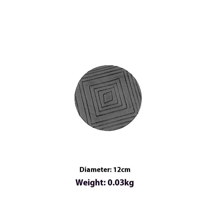 Azure Harmony Iron Wall Medallions Rectangular Gray / 17.5cm Diameter by Simple Homes