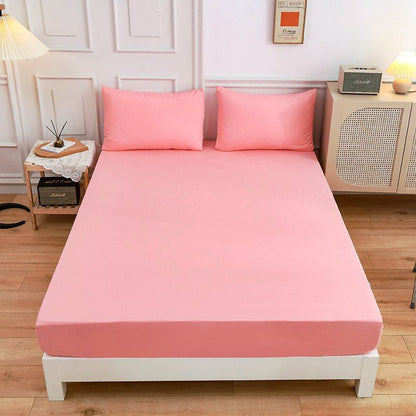 Essential Colors Fitted Sheet & Pillowcase Set
