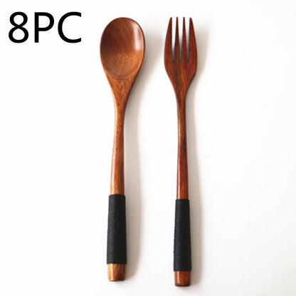Artisan Wooden Spoon and Fork Set