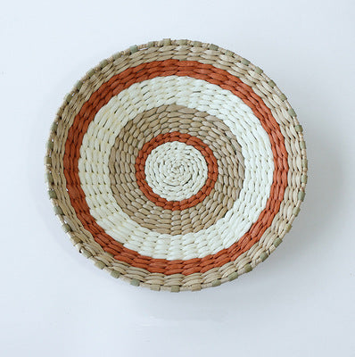 Boho Woven Wall Art Set- Handmade Rattan & Macrame Decor