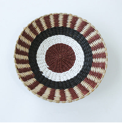 Boho Woven Wall Art Set- Handmade Rattan & Macrame Decor