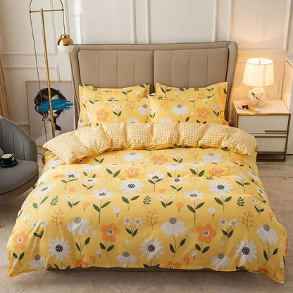 BloomEase Printed Duvet Cover Like summer flowers / Single quilt / 150x200 by Simple Homes