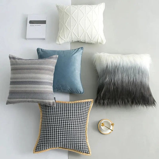 Blue Haze Modern Cushion Cover Collection by Simple Homes