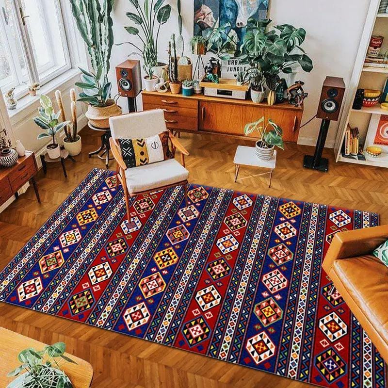 Bohemian Geometric Area Rug – Soft Woven Carpet for Living Room, Bedroom & Sofa | Modern Boho Home Decor M / 80X120CM by Simple Homes
