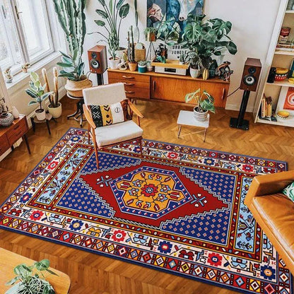 Bohemian Geometric Area Rug – Soft Woven Carpet for Living Room, Bedroom & Sofa | Modern Boho Home Decor P / 80X120CM by Simple Homes