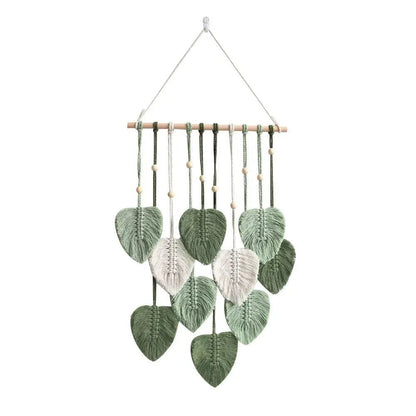 Boho Leaf Weave Wall Hanging by Simple Homes