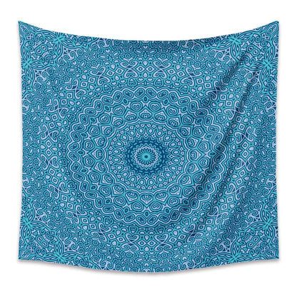 Boho Mandala Wall Tapestry – Rectangular Polyester Hanging Art F / Without velvet / 73x95CM by Simple Homes