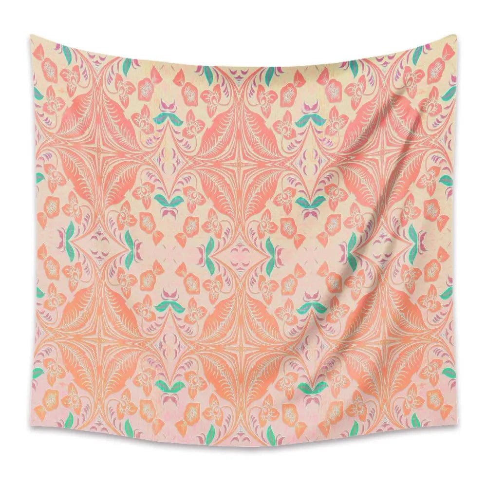 Boho Mandala Wall Tapestry – Rectangular Polyester Hanging Art by Simple Homes