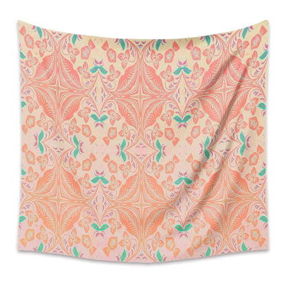 Boho Mandala Wall Tapestry – Rectangular Polyester Hanging Art by Simple Homes