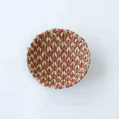 Boho Woven Wall Art Set- Handmade Rattan & Macrame Decor Style 1 / Diameter 20cm by Simple Homes