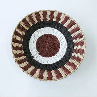 Boho Woven Wall Art Set- Handmade Rattan & Macrame Decor Style 8 / Diameter 20cm by Simple Homes