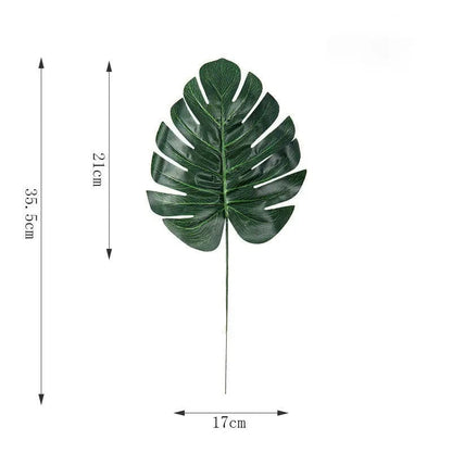 BohoLush Green Leaf Decor Set 4.style by Simple Homes