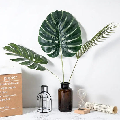 BohoLush Green Leaf Decor Set by Simple Homes