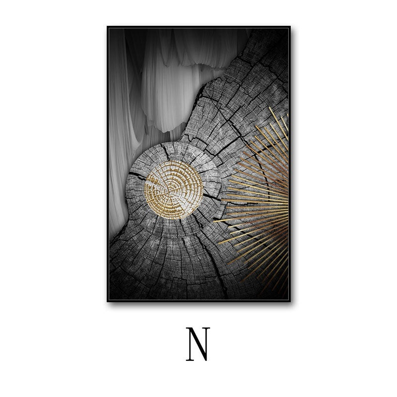 NovaForm™ Abstract Wall Art – Modern Canvas Painting with Aluminum Frame