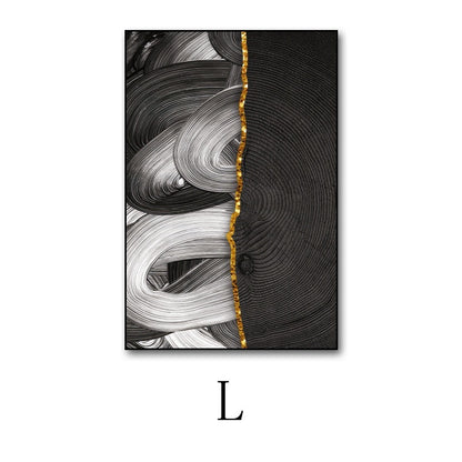 NovaForm™ Abstract Wall Art – Modern Canvas Painting with Aluminum Frame