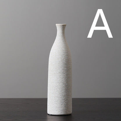 Solaro Ceramic Vases – Minimalist Tall Silhouettes