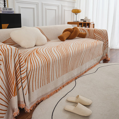 LuxeLine Chenille Sofa Throw