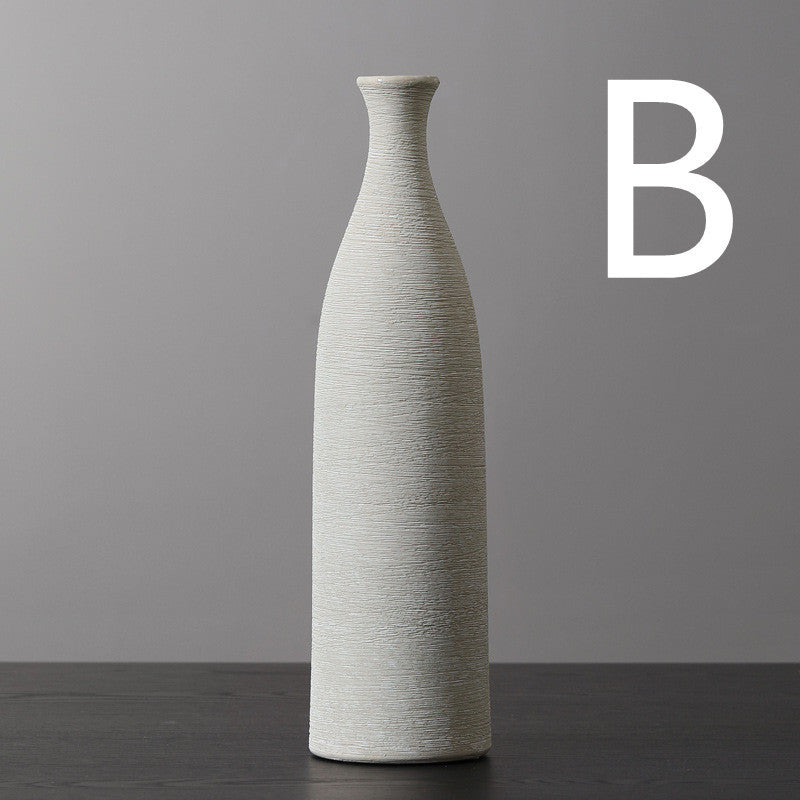 Solaro Ceramic Vases – Minimalist Tall Silhouettes