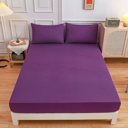 Essential Colors Fitted Sheet & Pillowcase Set